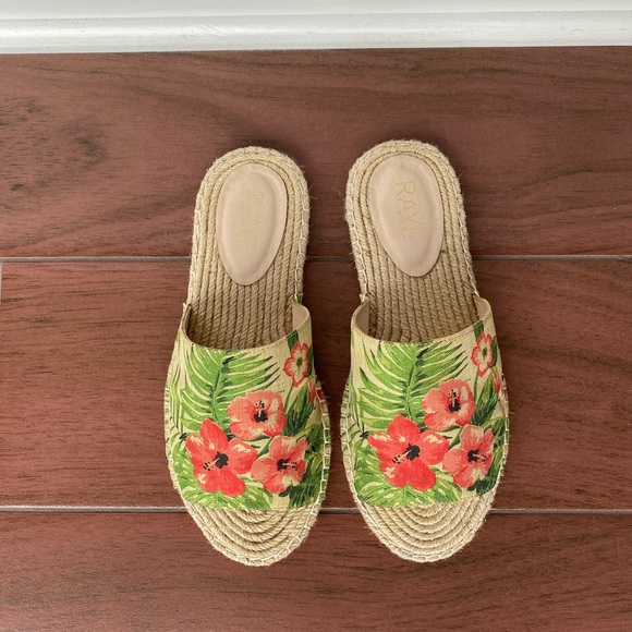 RAYE Flower Print Espadrille Sandals - Picture 5 of 5